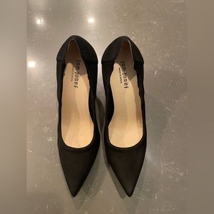 Jon Josef suede black pumps size 7. New in Box. Never worn